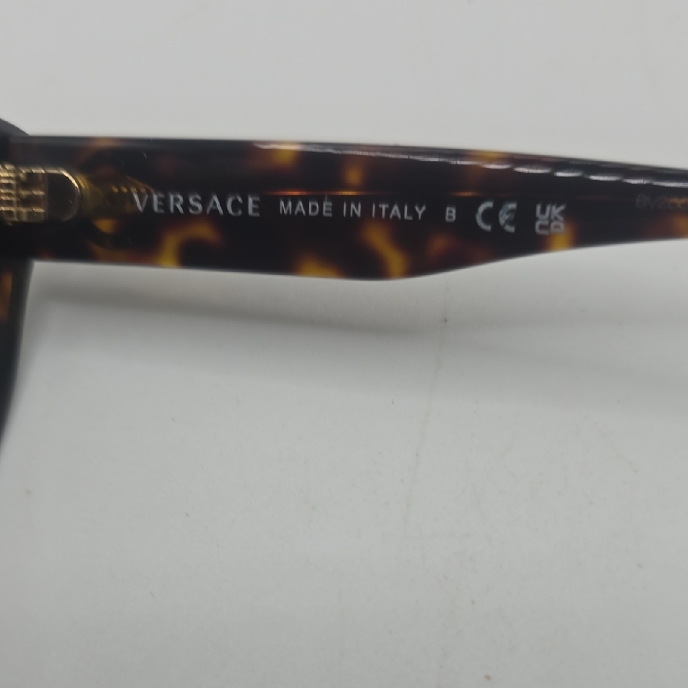 Versace Brown Tortoise Shell Cat-Eye Sunglasses - image 2